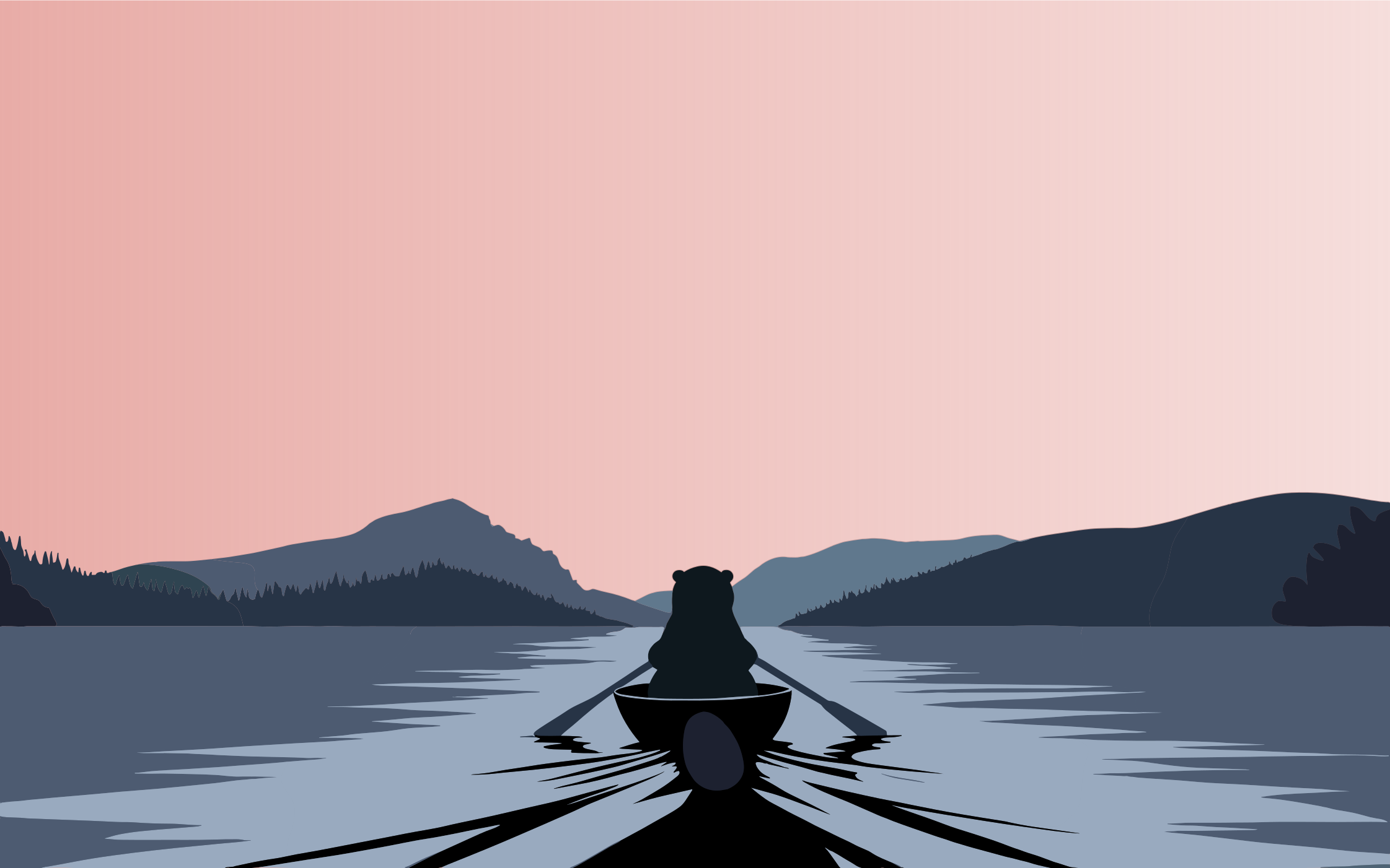 Serene lake view